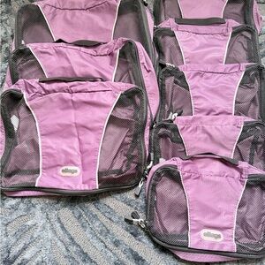 Purple Travel Packing Cubes by Ebags